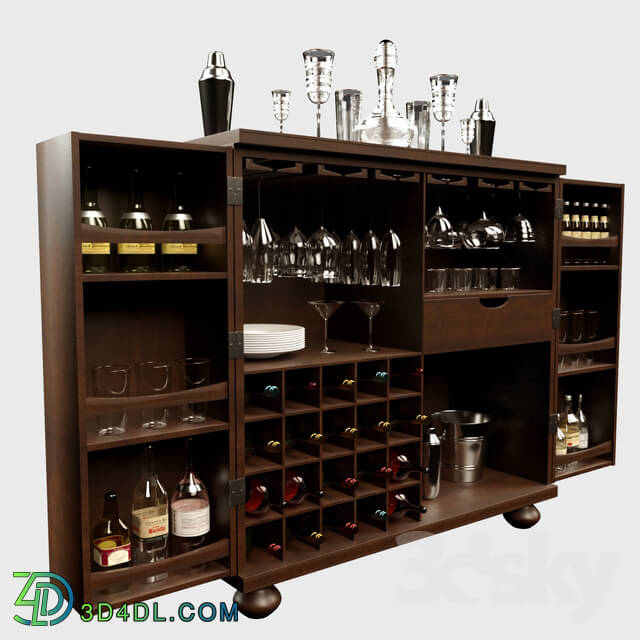 Restaurant - Vodka Bar Cabinet