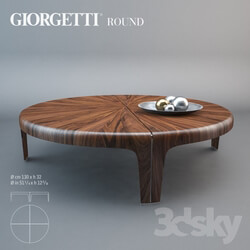 Table - Giorgetti round table 