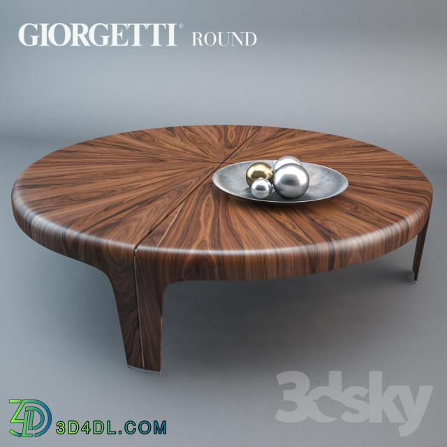 Table - Giorgetti round table