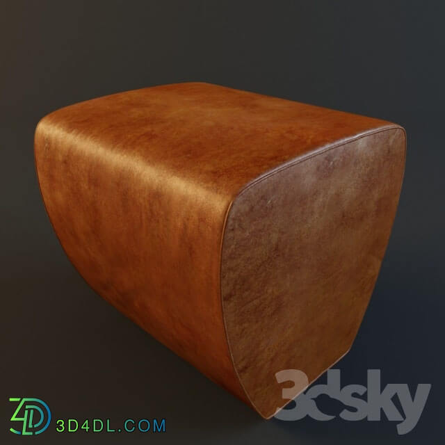 Other soft seating - leather pouf