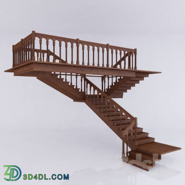 Staircase - Wooden stairs