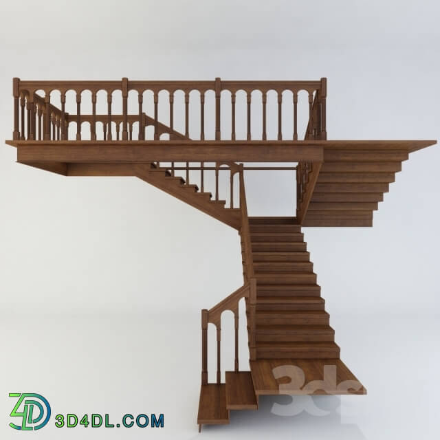 Staircase - Wooden stairs