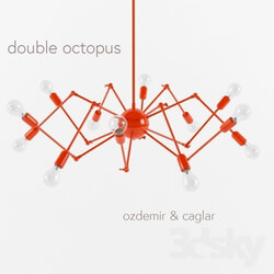 Ceiling light - Double octopus 
