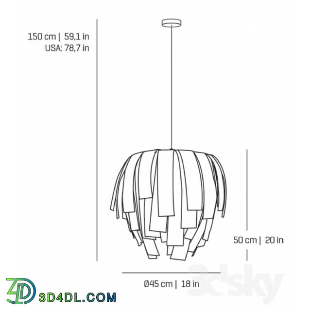 Ceiling light - Lamp Arturo Alvarez Luisa