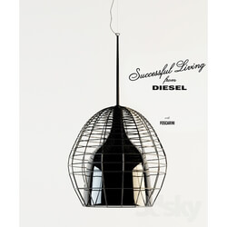 Ceiling light - DIESEL Successful Living Cage suspension lamp big 