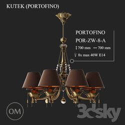 Ceiling light - KUTEK _PORTOFINO_ POR-ZW-8-A 
