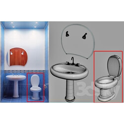 Toilet and Bidet - Toilet EOS_Riace 