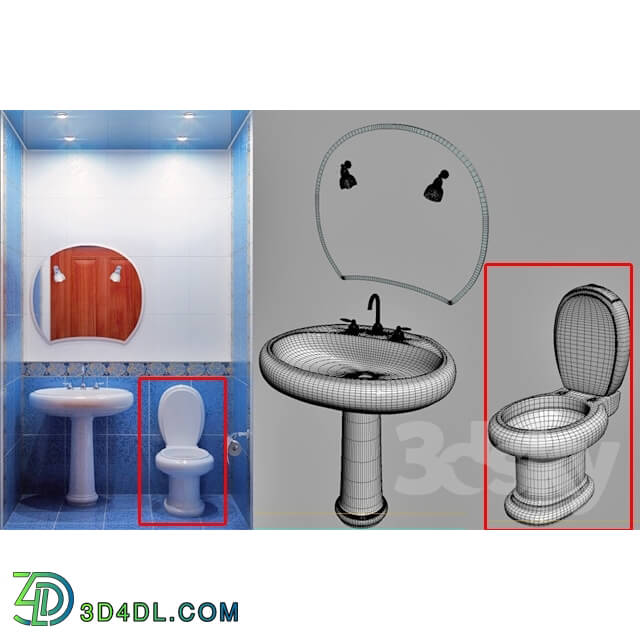 Toilet and Bidet - Toilet EOS_Riace