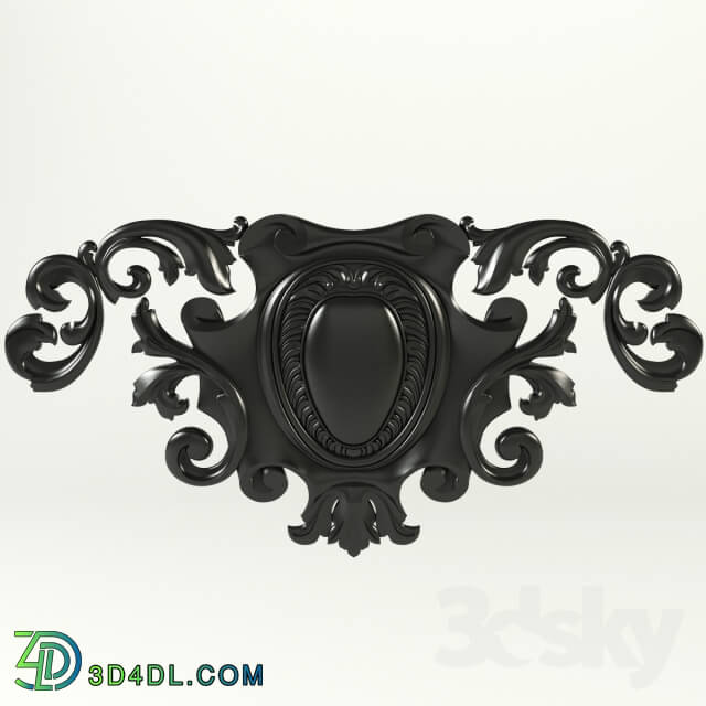 Decorative plaster - Cartouche