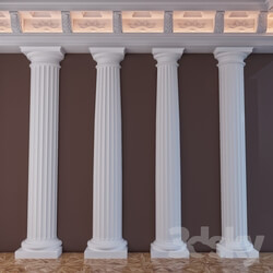 Decorative plaster - Doric Column 