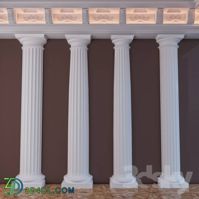 Decorative plaster - Doric Column