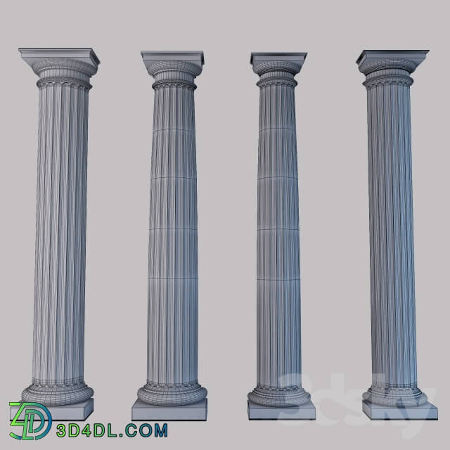 Decorative plaster - Doric Column