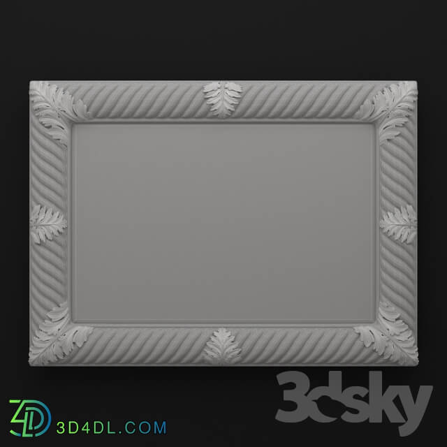 Mirror - Burgulu Varak Ayna Classic Mirror Frame