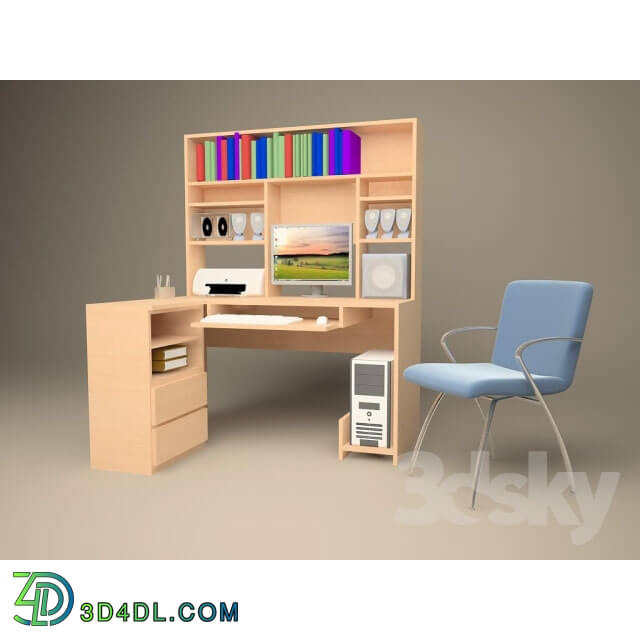 Table _ Chair - komputerniy stol