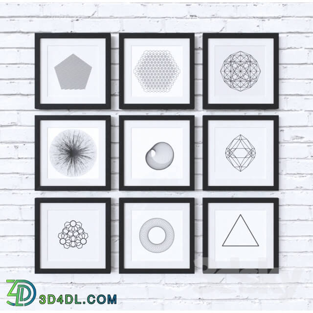 Frame - Geometry posters