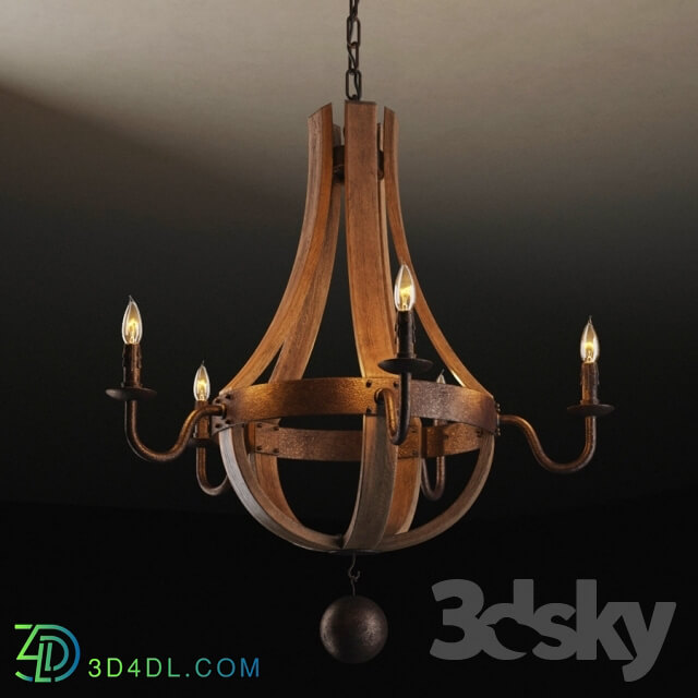 Ceiling light - GRAMERCY HOME - Chandelier CH029-5-LRR