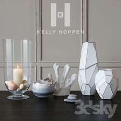 Decorative set - Kelly Hoppen _ Orbit Vase set 