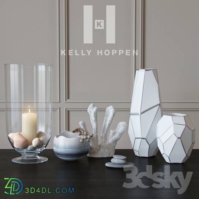 Decorative set - Kelly Hoppen _ Orbit Vase set