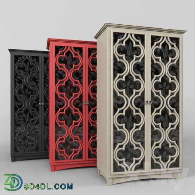 Wardrobe _ Display cabinets - wardrobe_ Universal White Wooden Storage Cabinet