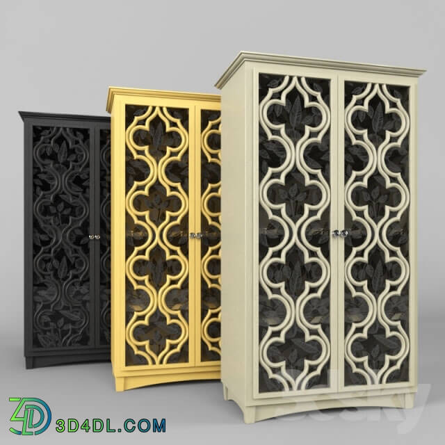 Wardrobe _ Display cabinets - wardrobe_ Universal White Wooden Storage Cabinet