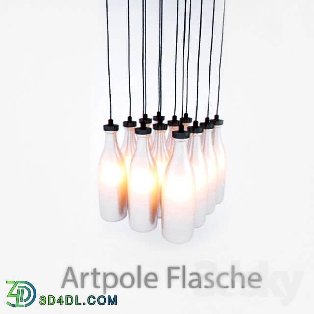 Ceiling light - Designer chandelier Artpole Flasche