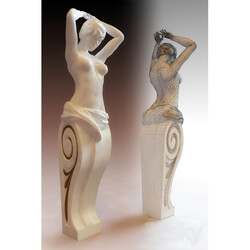 Sculpture - Woman-Atlant 