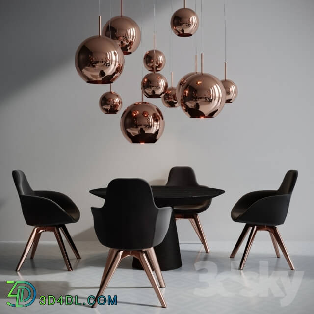 Table _ Chair - Tom Dixon Set