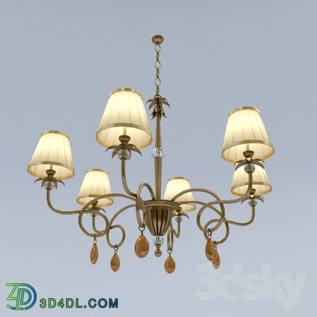 Ceiling light - Six Leaf Chandelier