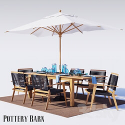 Table _ Chair - Outdoor furniture Palmer Rope 