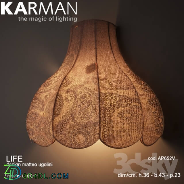 Wall light - Karman _ Life Collection _ Wall lamp