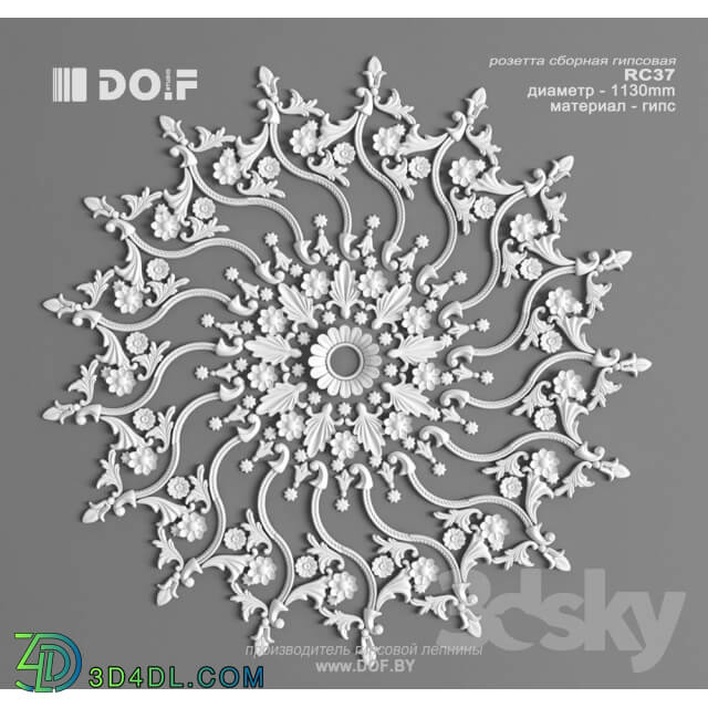 Decorative plaster - OM_RC37_D1130_DOF