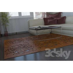 Other decorative objects - carpet INTAGLI Zippo _PARENTESI QUADRA_ 