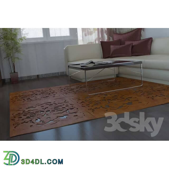 Other decorative objects - carpet INTAGLI Zippo _PARENTESI QUADRA_