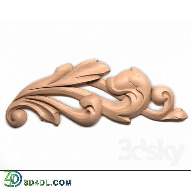 Decorative plaster - Pattern 001