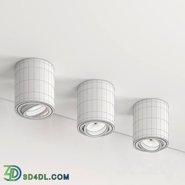 Technical lighting - Ceiling surface lighting fixture ODEON LIGHT 3566 _ 1C_ 3567 _ 1C_ 3568 _ 1C TUBORINO