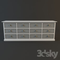 Sideboard _ Chest of drawer - blanc d_ivoire 