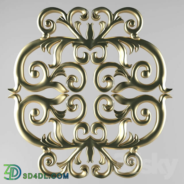 Decorative plaster - Decorative element 3