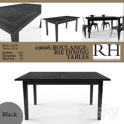 Table - 1900S BOULANGERIE DINING TABLES 