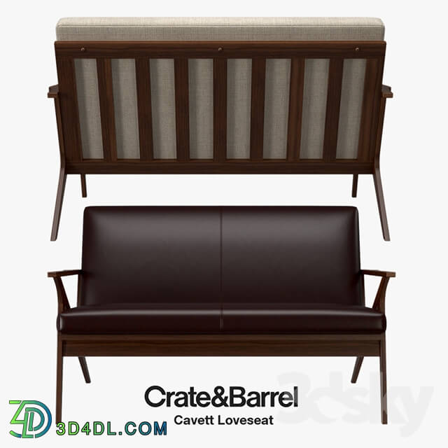 Sofa - Crate and Barrel - Cavett Loveseat
