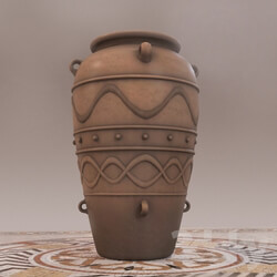 Vase - Pifosov Greek vessel. Minoan pottery_ Pithos 