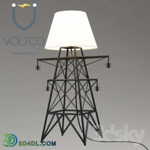 Table lamp - Lamp - electricity pylon.