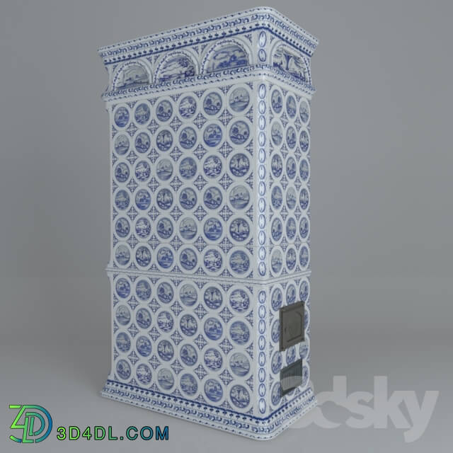 Fireplace - Tiled stove in _Dutch_ style