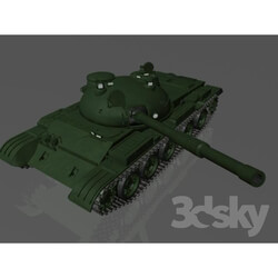 Weaponry - medium tank t-62 