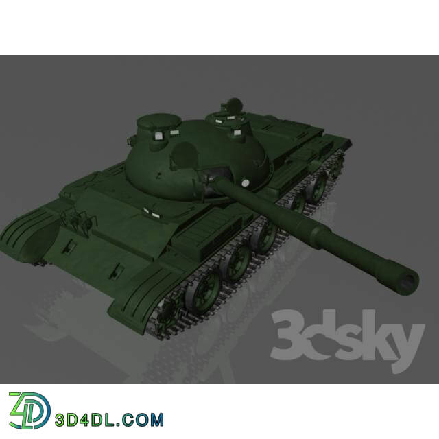 Weaponry - medium tank t-62