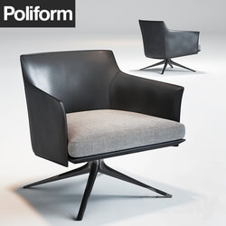 Arm chair - Poliform_Stanford_Jean-Marie Massaud 
