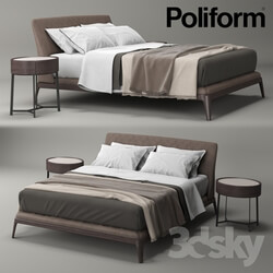 Bed - Poliform KELLY 