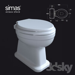 Toilet and Bidet - WC simas LO_901 