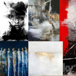 Miscellaneous - Textures paintings of contemporary art 