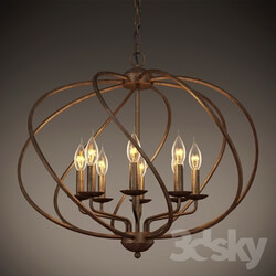 Ceiling light - GRAMERCY HOME - NORWOOD LARGE CHANDELIER CH081-8 