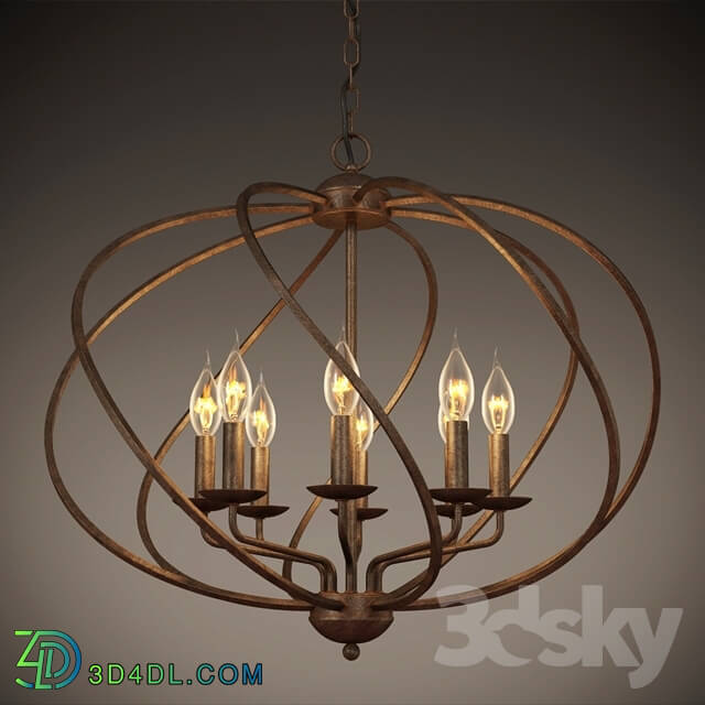 Ceiling light - GRAMERCY HOME - NORWOOD LARGE CHANDELIER CH081-8